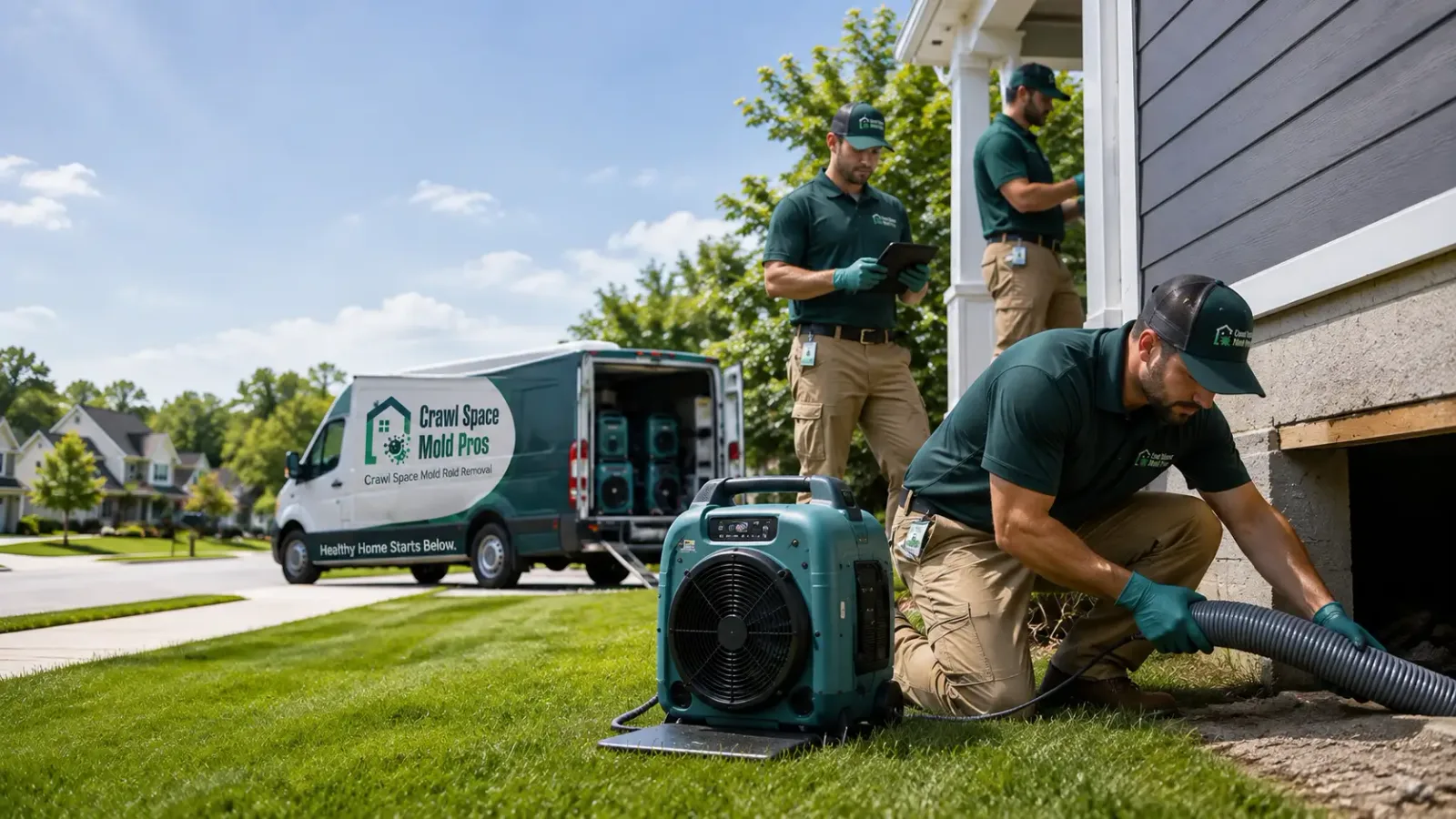 Crawl Space Mold Removal in Randle, WA